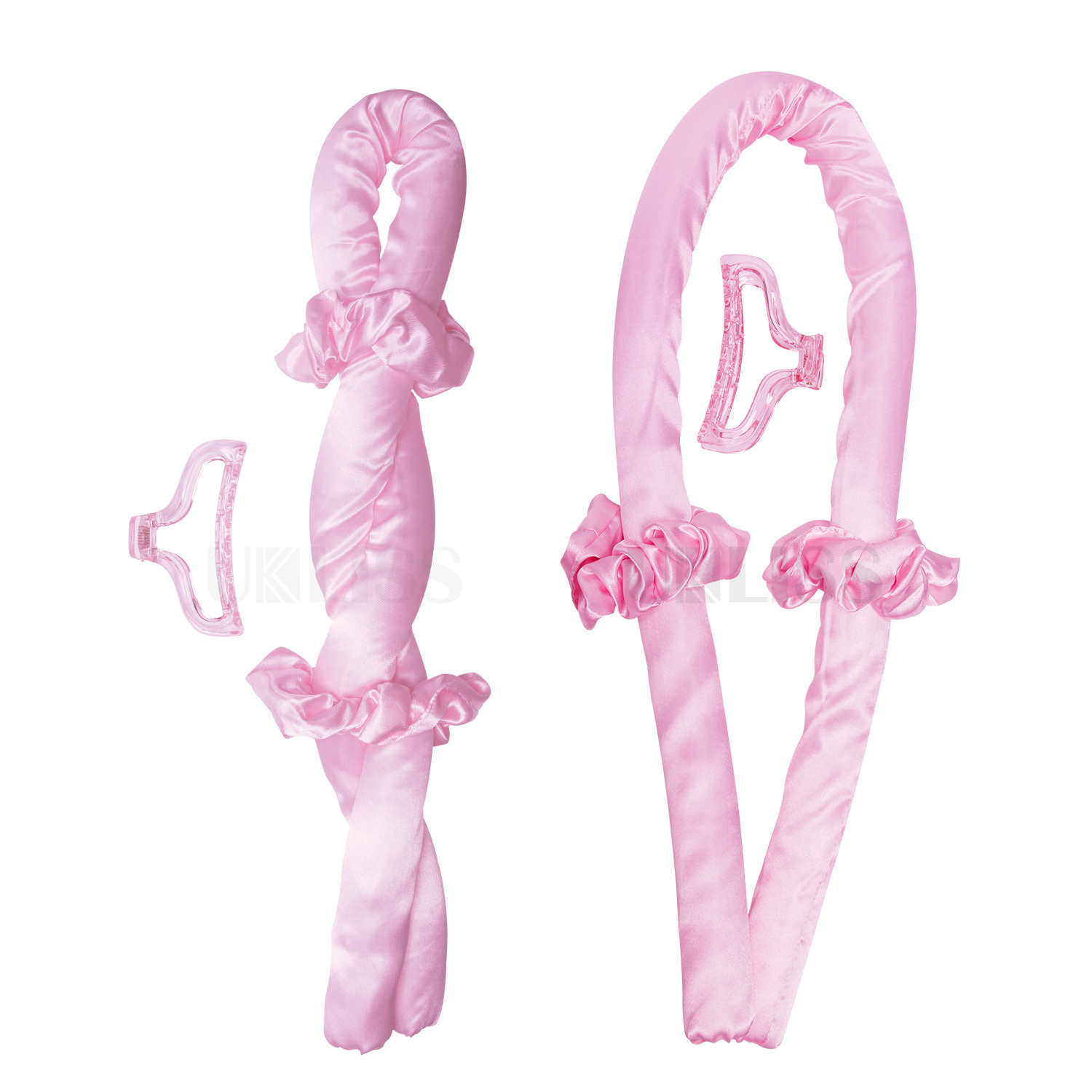 Rotating Hair Curler Roller Machine Ceramic Hair Curling Iron Magic Air Spin Curly Tong Hair Waver Wand Smooth Salon Hair Styler: Pink Curler / AU