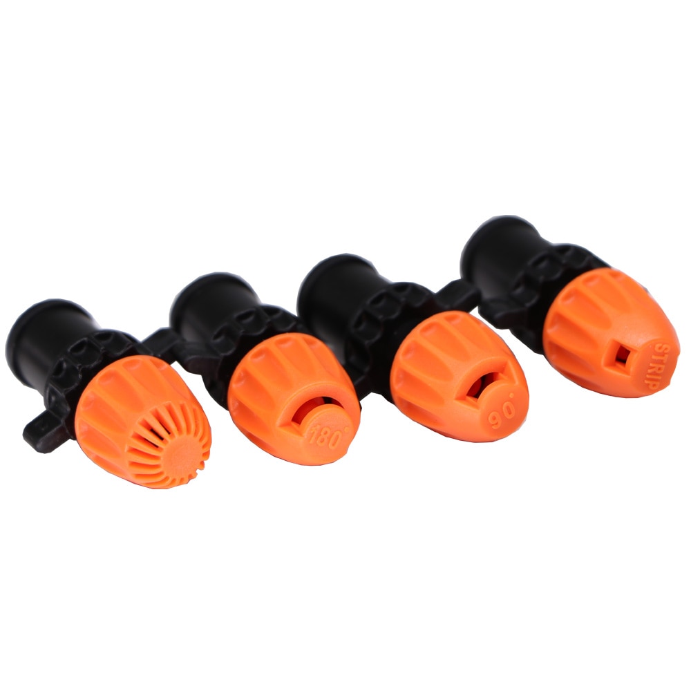 15PCS 90°/180°/360°/Strip Garden Watering Nozzles Irrigation Spraying Sprinklers Angle Optional Stakes Barbs Screw Connectors