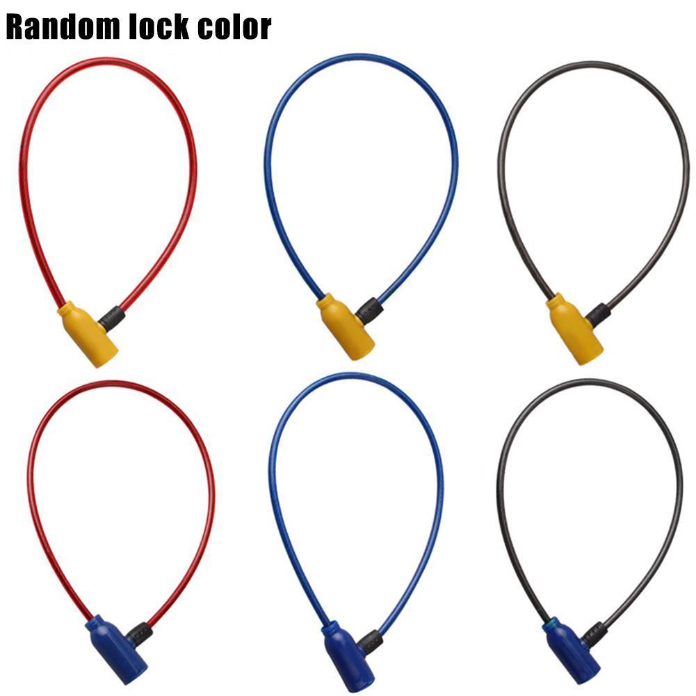1Pc Mountain Bike Steel Wire Rope Metal Lock Universal Lock Lock Steel Security Anti-theft Outdoor Bicycle Safety O9A4