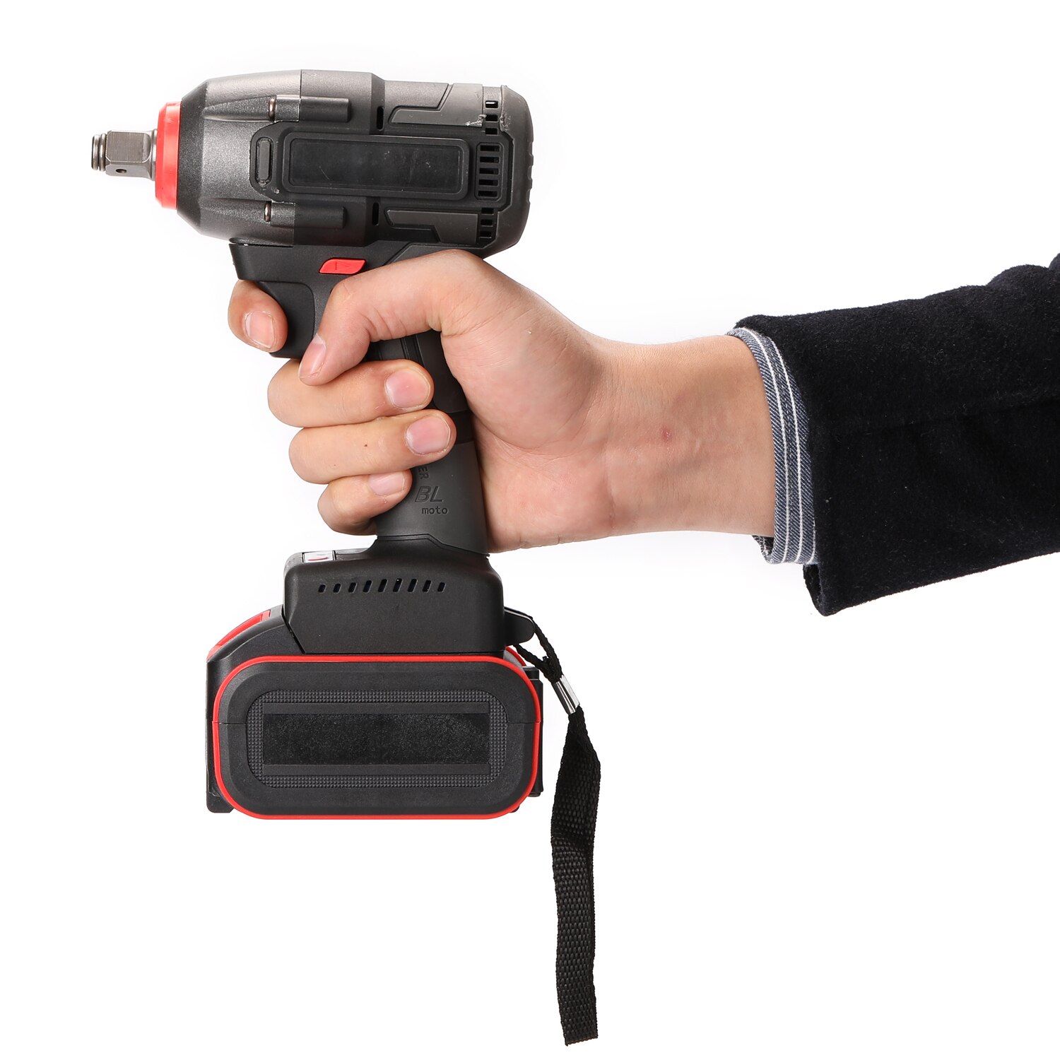 Electric Hand Wrench Electric Rechargeable Cordless Brushless Impact Wrench Multifunction Wireless Home DIY Electric Power Tool