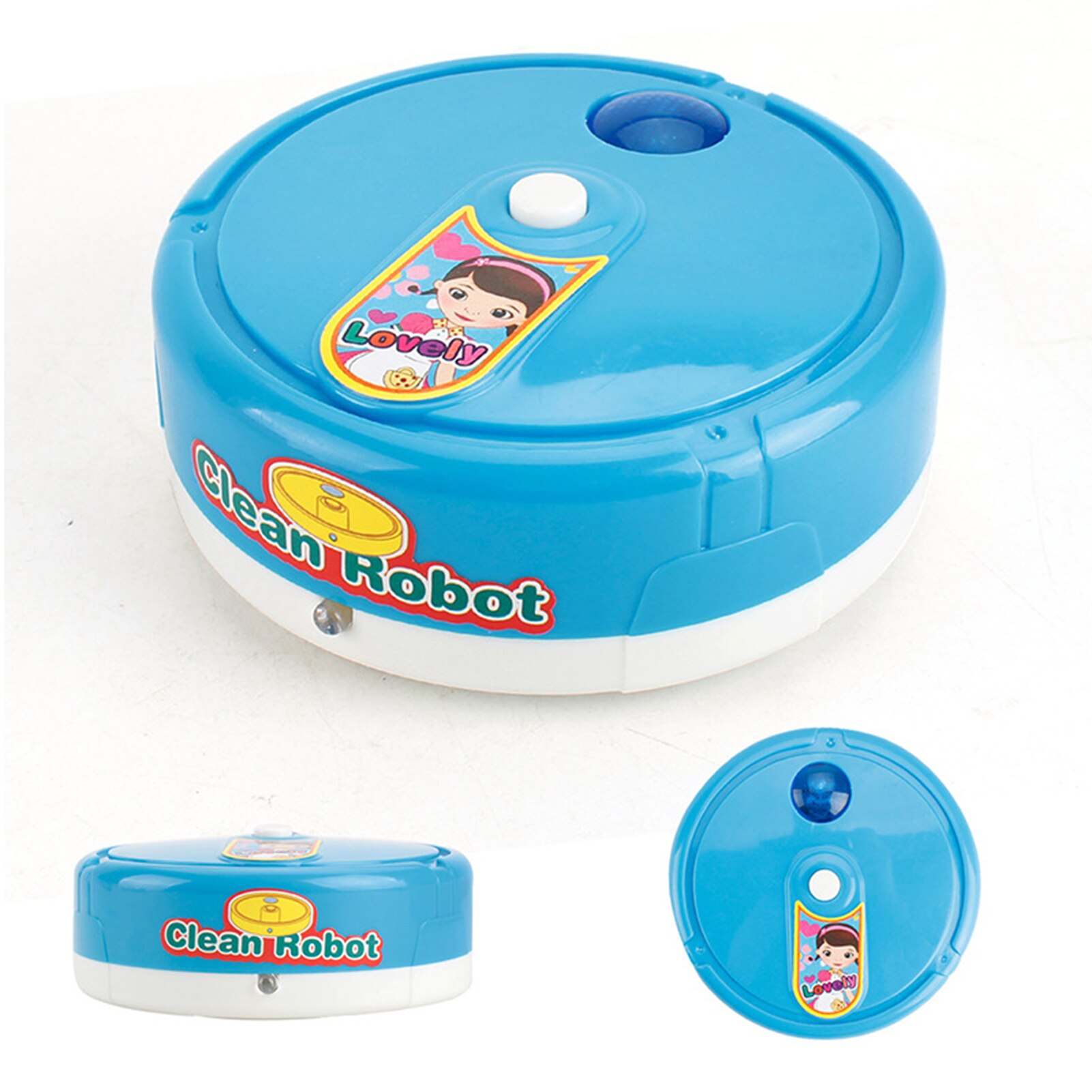 Poppenhuis Elektrische Muziek Reinigingsmachine Stofzuiger Vegen Robot Speelgoed Kinderen Speelgoed Pretend Play Gereedschap Opvoeding Speelgoed
