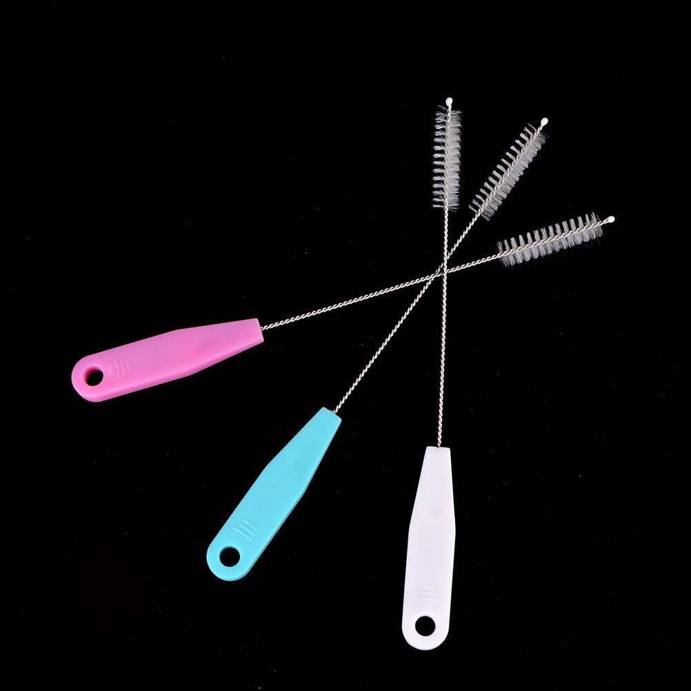 Babyvoeding Water Cup Stro Wasborstel Rvs Handvat Schoonmaak Tool
