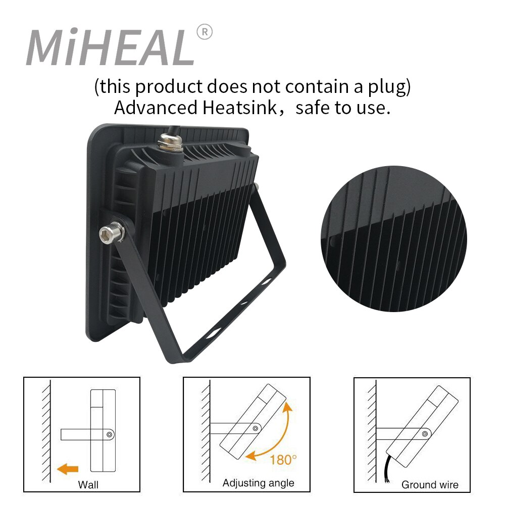 110V/220V LED Industrial Lighting 10W 20W 30W 50W 100W Led Flood Light Led Engineering Light Reflector Led Floodlight Work Lamp