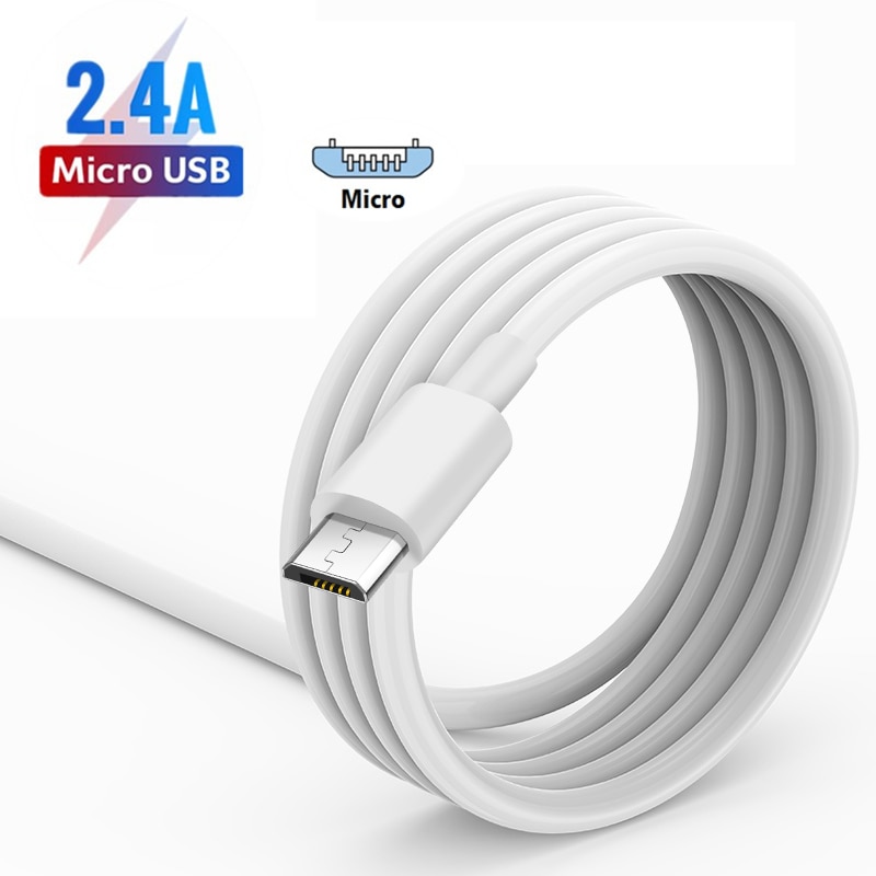 Cavo Micro USB cavi di ricarica rapida linea data per Samsung huawei Xiaomi caricabatterie per cellulare Android cavo microusb 0.2/1/1/2/3m