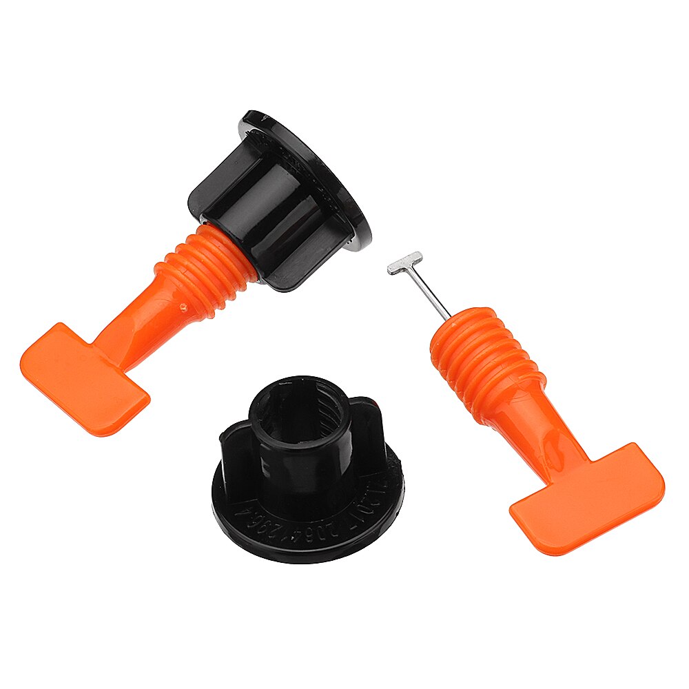 Kit de espaçador de piso tipo cruzeta niveladora, 50 peças, para azulejos de chão e parede, sistema de nível para revestimento de superfície, alicate separador de ladrilhos