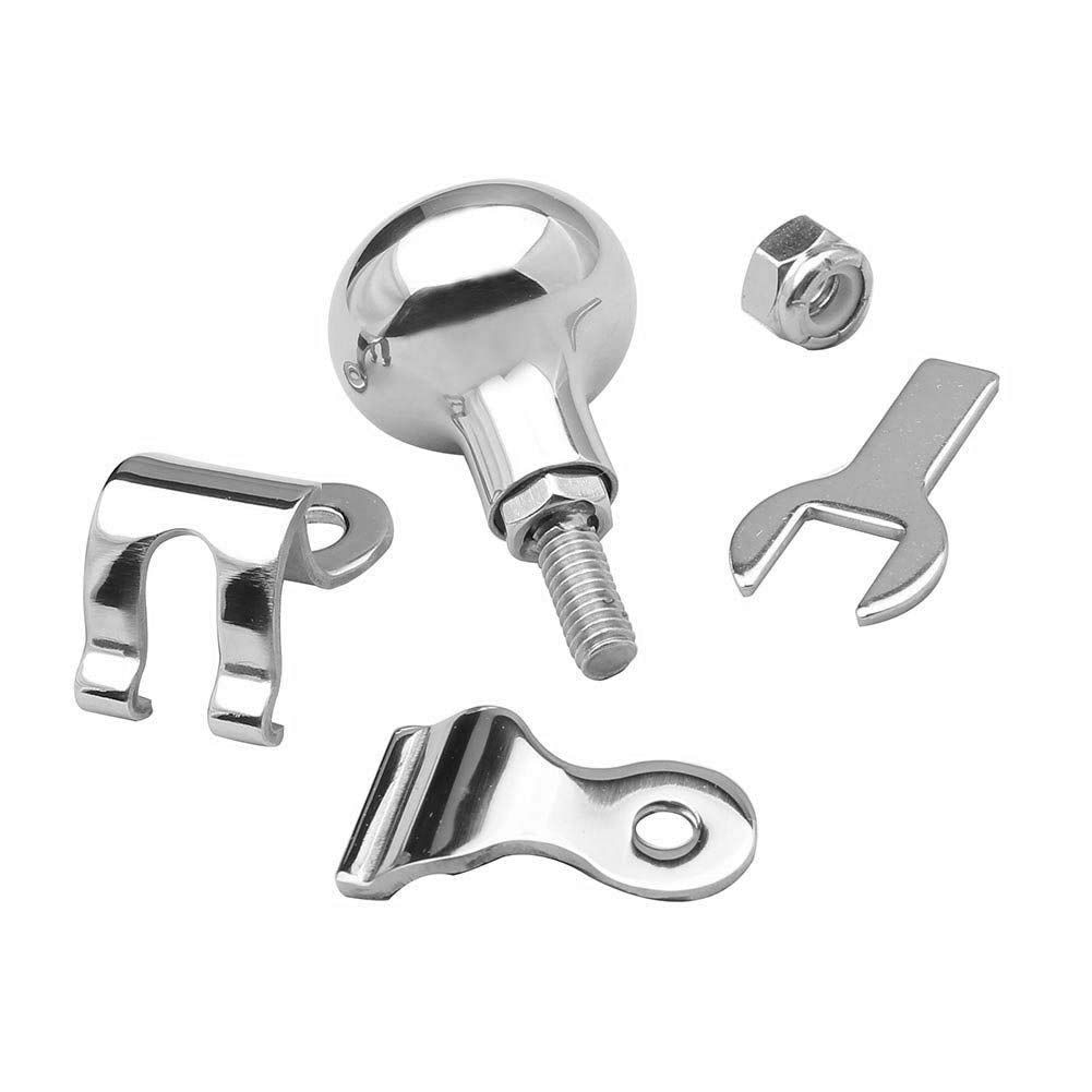 AISI 316 Stainless Steel Boat Steering Wheel Knob, Steering Wheel Maneuvering Knob: Default Title
