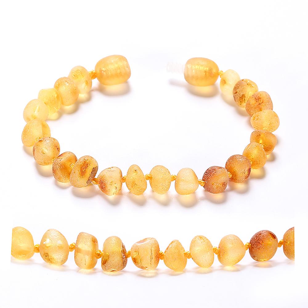 Amber Teething Bracelet/Anklet - No invoice, no price, no logo - 4 Sizes - 4 Colors - Ship from US&UK&AU&CN