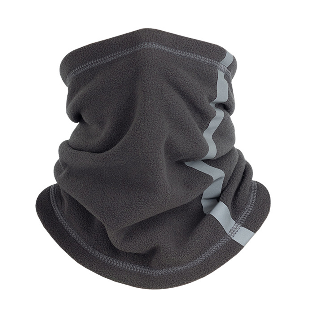 GXCROR Nekwarmer Winter Gezichtsmasker Fleece Neck Gaiter Ski Face Cover Koud Weer Sjaal voor Mannen & Vrouwen, Grijs, 20 x 13 x 1.8 cm
