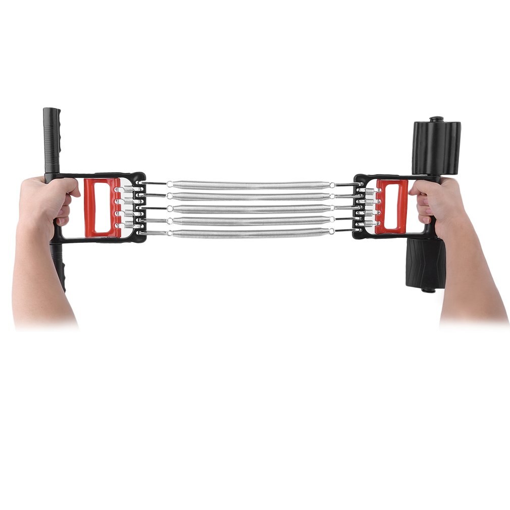 Multifunctional 5 Spring Chest Pull Expanders Exercise Practical High Strength Resistance Band Muscle Training Equipment