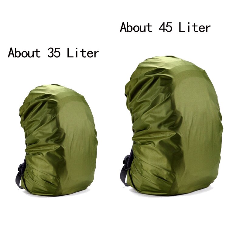 Regen Bag abdeckung Wasserdicht Rucksack 30L-50L Leichte Outdoor Klettern Wandern Reise Werkzeuge Zubehör Staubabdeckungen