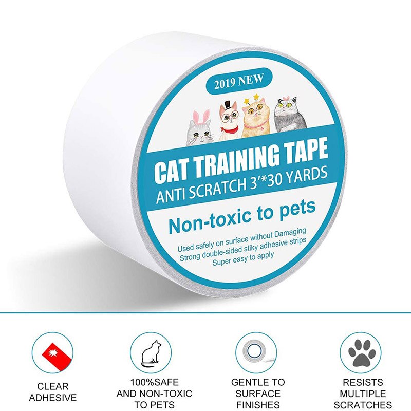 Cat Anti Scratch Tape Formation Canapé Protecteur de porte