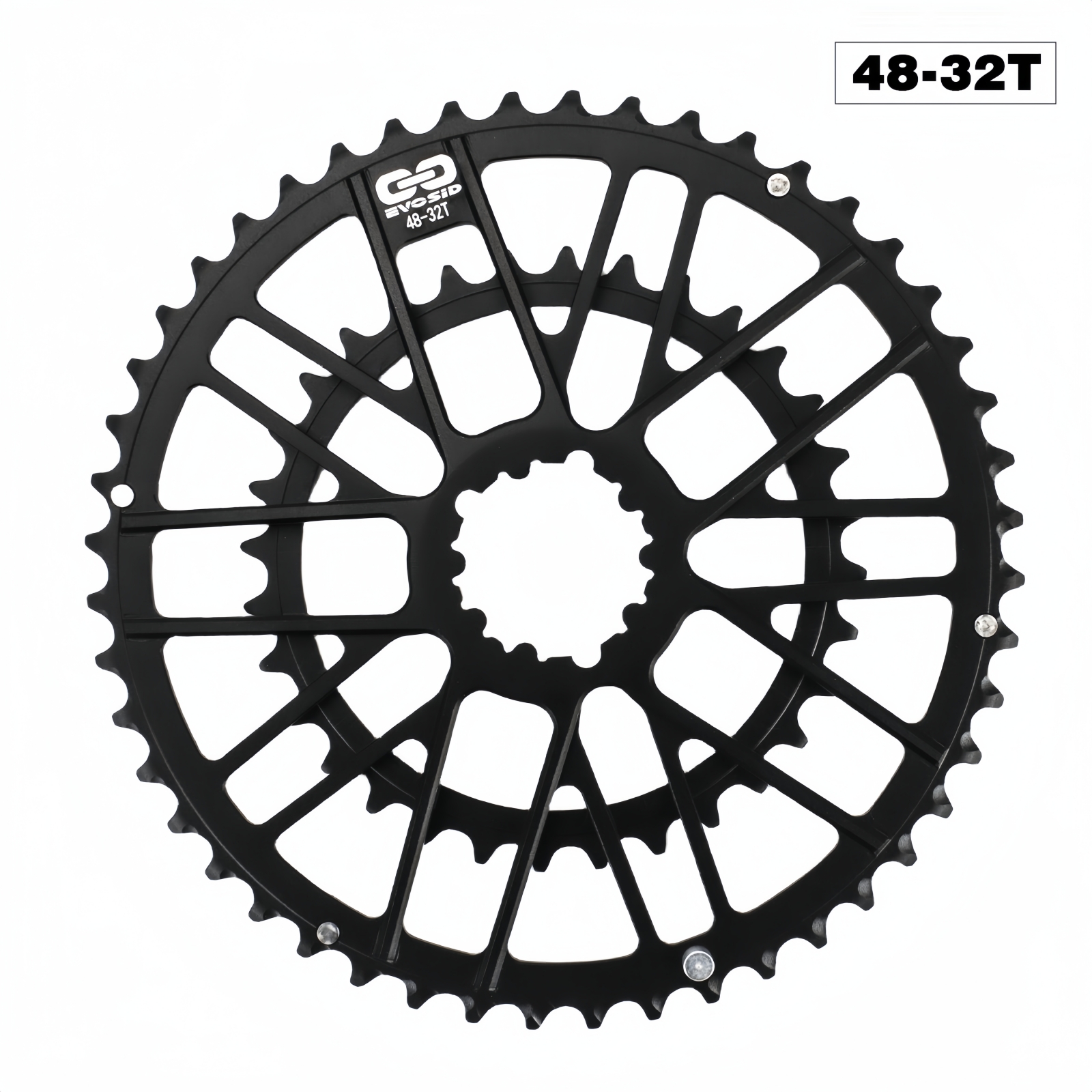 EVOSID Road Bike Chainring 48-32T 46-30T Double Chainring CNC Gravel Bike Chain wheel for 9/10/11/12 Speed Crankset: Yellow