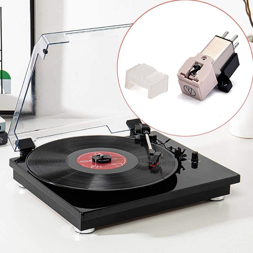 Magnophone en vinyle, lecteur d'enregistrement, phonographe, platine magnétique, tête stéréo, stylet léger et Portable, élément musical