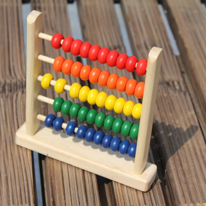 Educatief Speelgoed Mini Houten Abacusl Speelgoed Mini Houten Telraam Kinderen Early Math Leren Speelgoed Getallen Tellen Berekenen Kralen