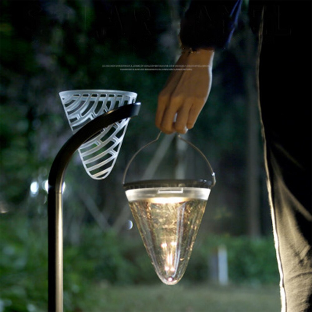 Opknoping 3-in-1Light Solar Villa Tuin Decoratie Binnenplaats Outdoor Led Landschap Waterdichte Solar Wit Warm Shadow Lamp