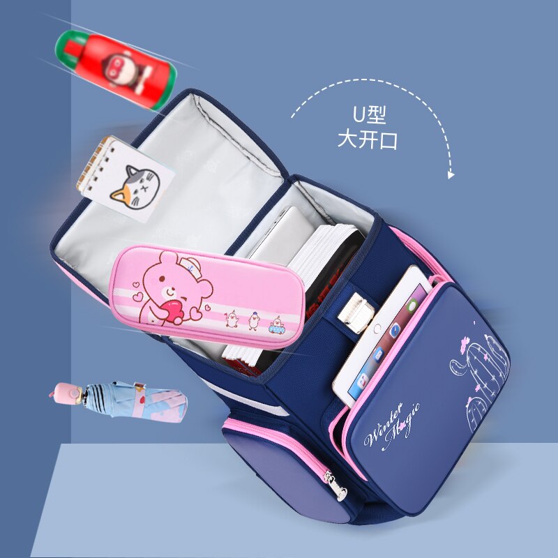 Wodoodporne torby szkolne dla dzieci chłopcy dziewczęta ortopedyczne plecaki szkolne dla dzieci tornistry torby dla dzieci tornister mochila escolar