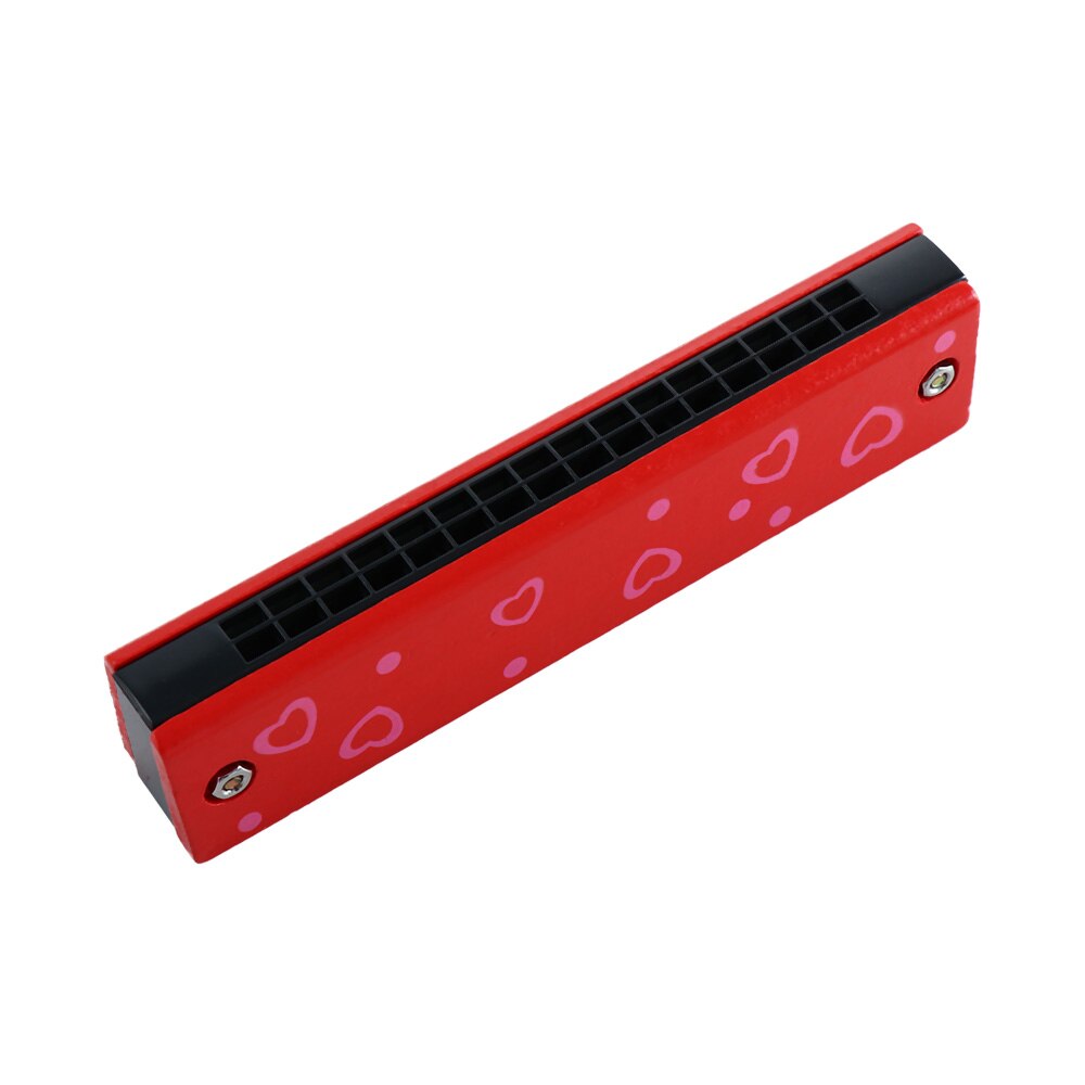 16 Holes Cute Harmonica Musical Instrument Montessori Educational Toys Cartoon Pattern Kids Wind Instrument Children Kids: D