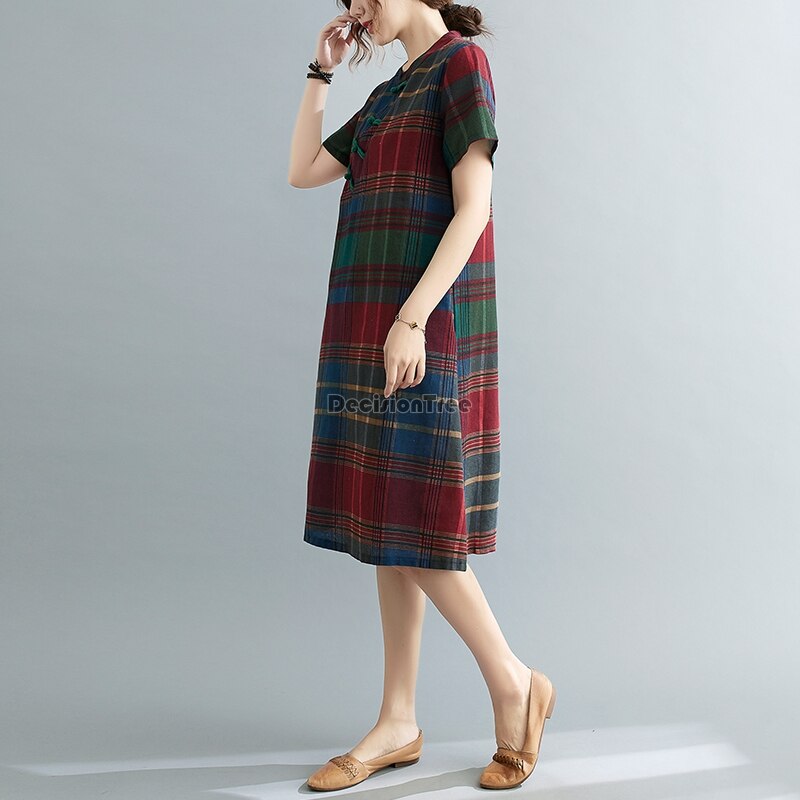 chinese dress retro cotton cheongsam chinese chipao women traditional clothing qipao party dance costume