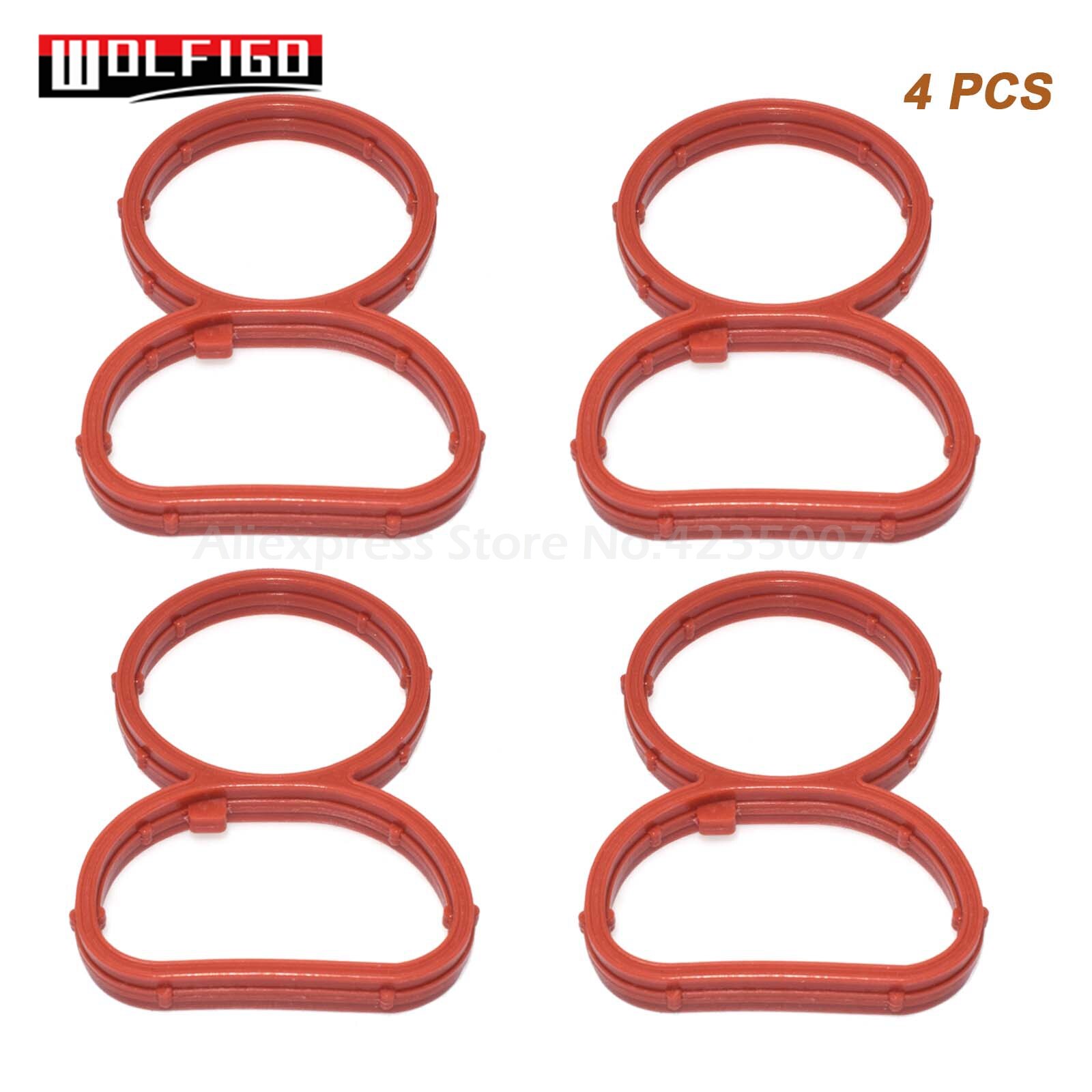 Wolfigo Voor Bmw N47 Intake Swirl Flap Verwijderen Leeg Plug Bung Metalen En Spruitstuk Pakkingen 11617801438, 11614728712,11618507239: 4PCS Gaskets