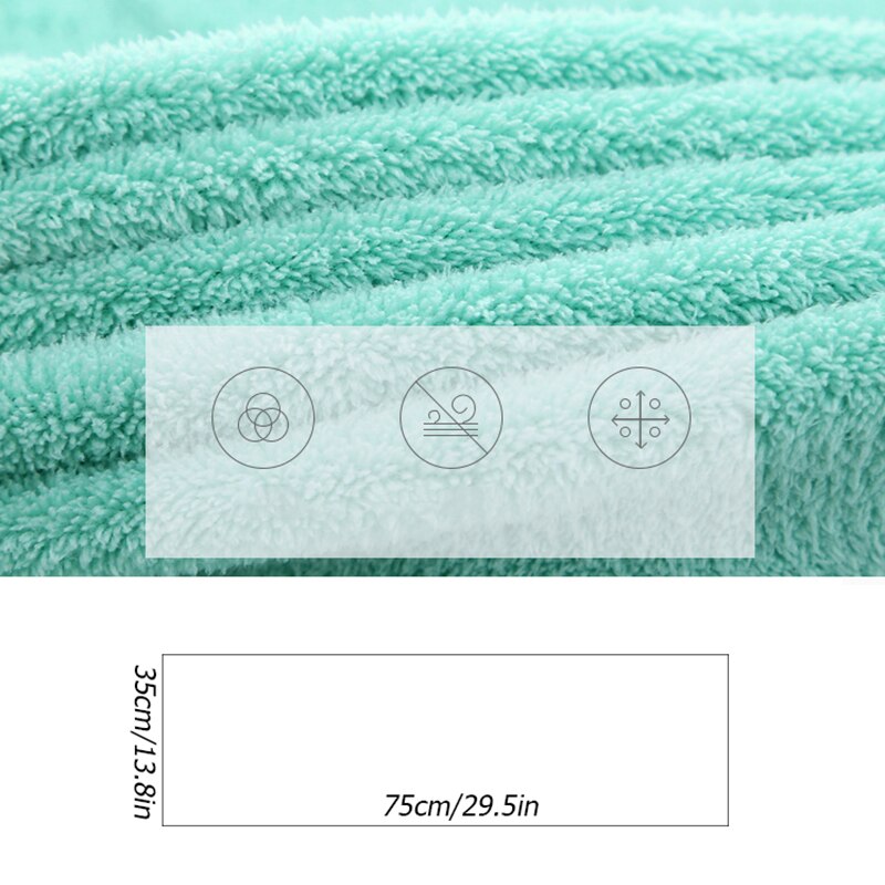 Coral Velvet Face Towel Solid Color Quick-drying Soft Absorbent Microfiber Bath Towel Comfort Household Bathroom Towel