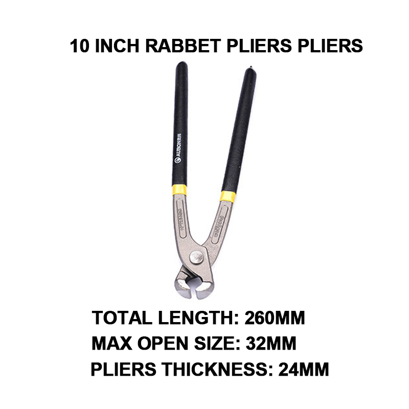 Nail Puller Pliers Pincers Nut Cracker Cutting Incision Steel Wire Hand Tools Crimping Tower Pincer 6" 8" 10" Claw Carpenters: NailPuller Pliers 10