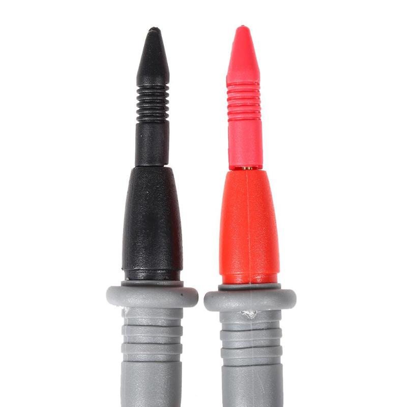 1 par de cables de prueba de sonda Universal Pin para multímetro Digital medidor de punta de aguja multímetro probador de sonda de plomo Cable de lápiz 20A