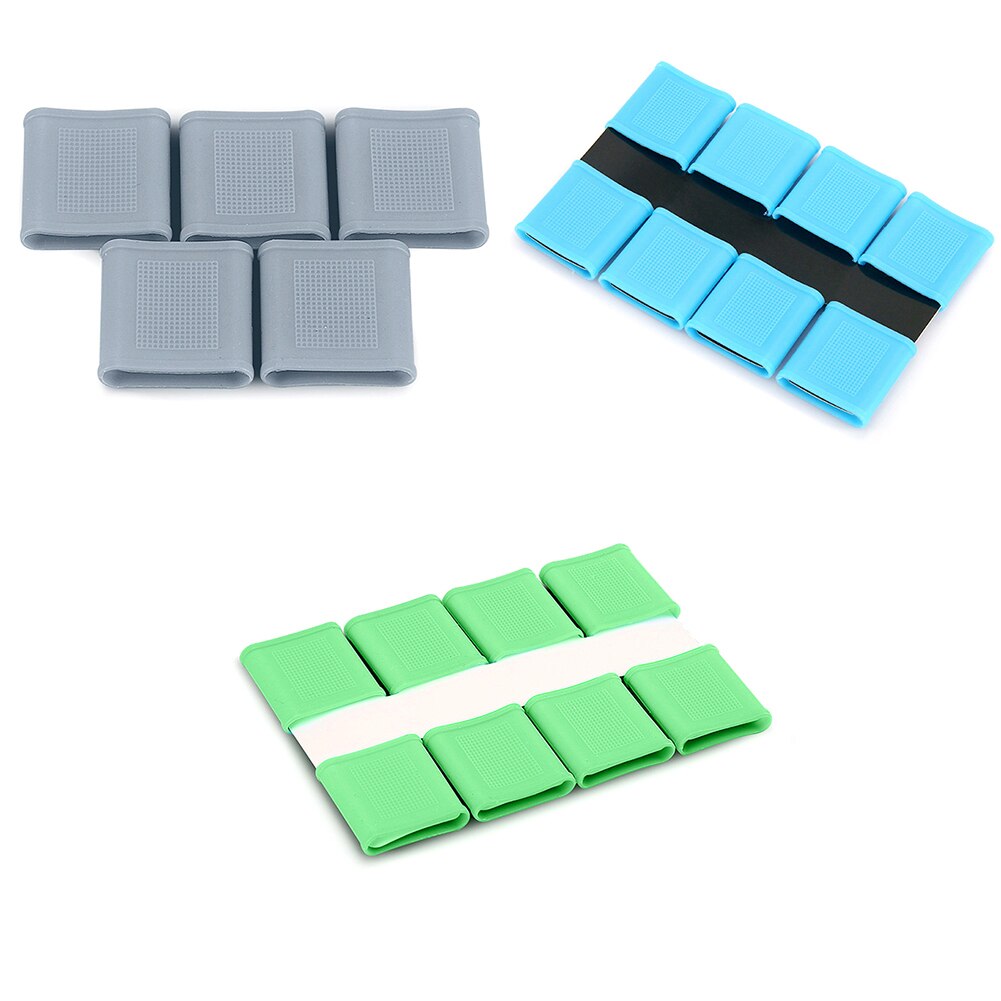 Golf Support de Doigt Accessoires Silicone Attelle D'orthèse De Prévenir Frottement 8 Pièces/ensemble Élasticité Doigt Protecteur de Soutien