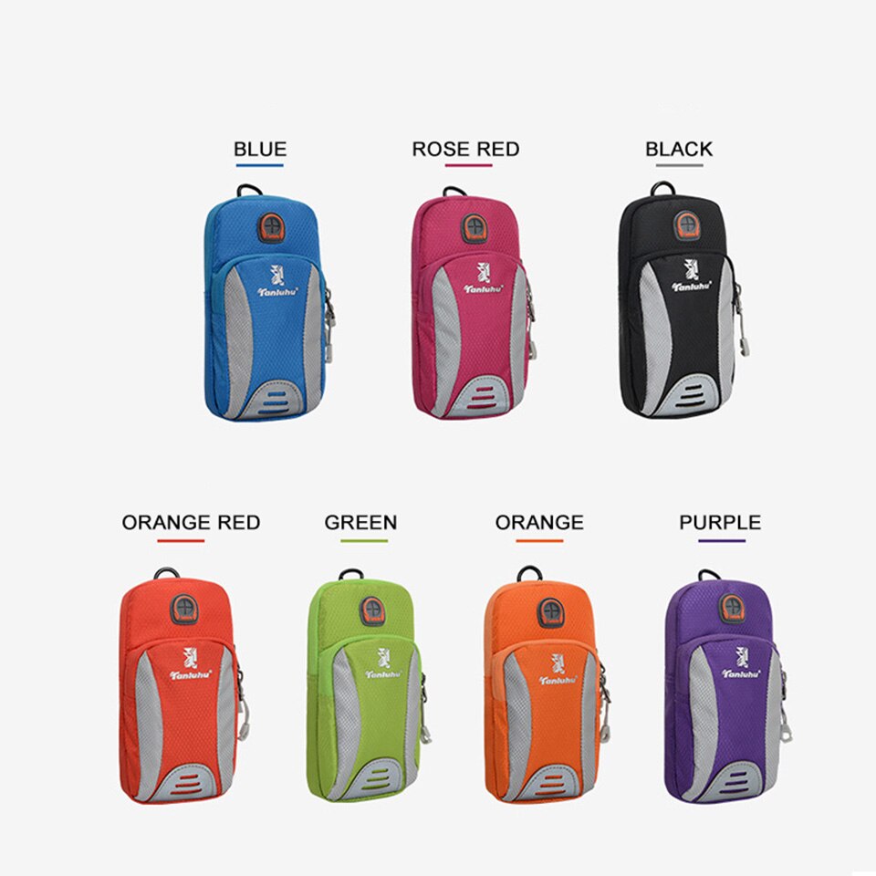 Outdoor Mobiele Telefoon Tas Running Mobiele Telefoon Arm Zak Arm Riem Sport Mobiele Telefoon Arm Mouw Schoudertas Unisex