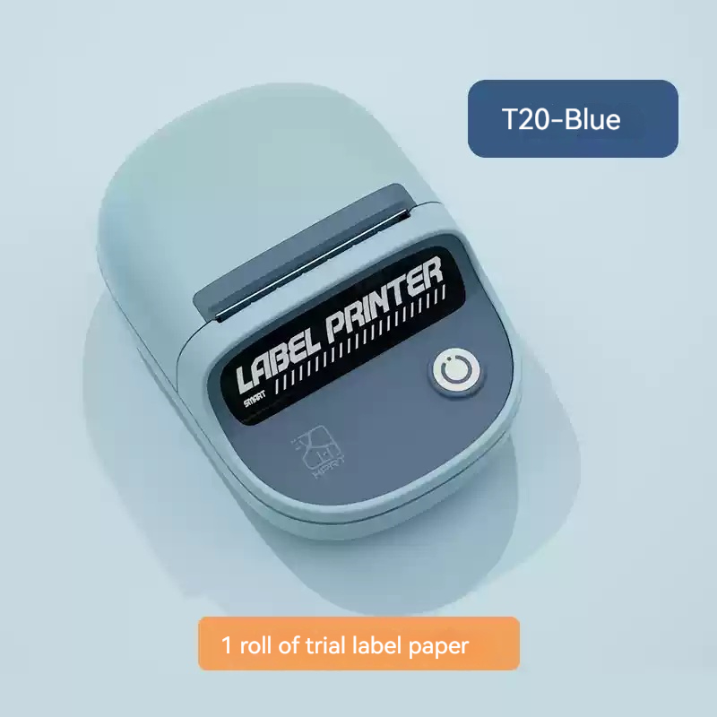 HPRT T20 Intelligent Label Printer Thermal Sensitive Long Battery Life Handheld Portable Bluetooth Pocket Label Machine Custom: black