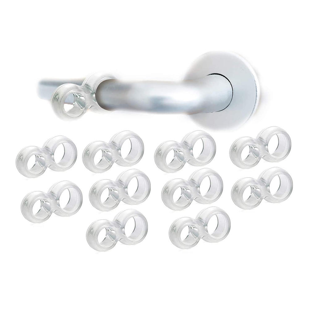 1pc PU Waterable Transparent Door Handle Bumpers Safety Shock Absorber Door Stoppers Wall Protection Security: 1pc