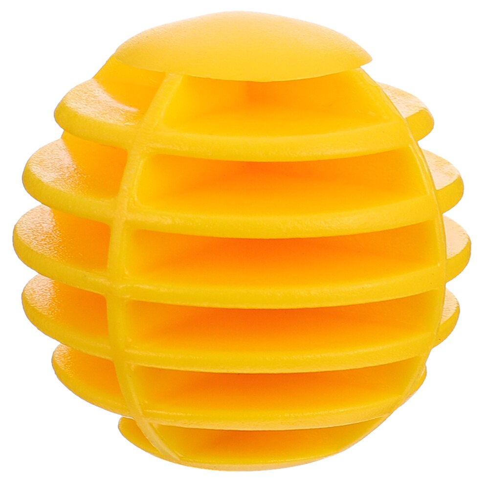 10Pcs Practice Balls Soft Stripe for Indoor Training and Playing: Yellow