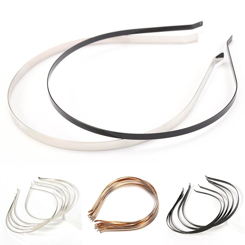 5 sztuk 3/5/6/7mm pałąk baza ze stali nierdzewnej puste obręcz do włosów ustawienia DIY kobiety dziewczyny akcesoria do włosów elementy do wyrobu biżuterii