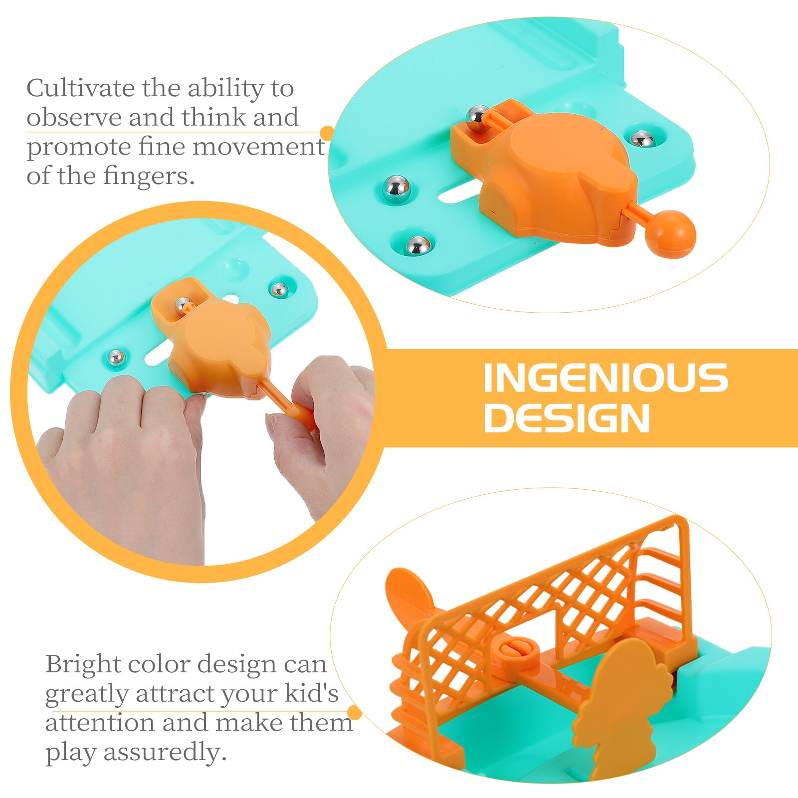 1 Set of Indoor Football Kid Educational Desktop Puzzle Game