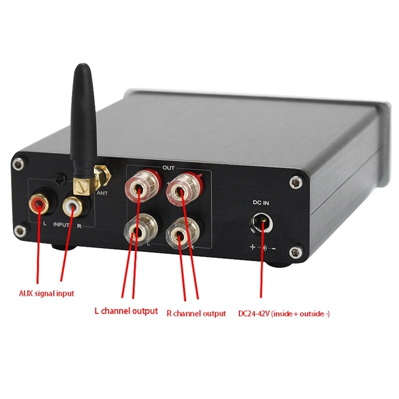 TPA3255 Power Amplifier Stereo Digital Amplifier 2 Channel QCC3008 Bluetooth 5.0 Digital Sound Amplifier