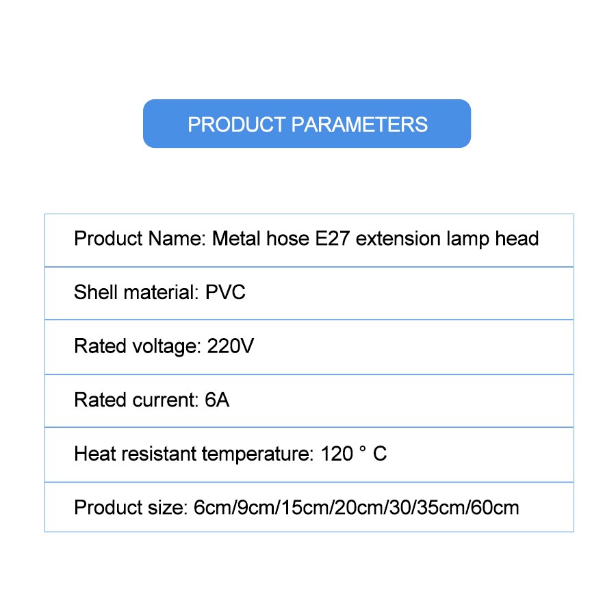 E27 zu E27 Verlängern Lampe Basis Lampe Halfter Konverter LED Licht Basis E27 Steckdose Verlängerung Adapter Schraube 6/9/15/20/30/35/60cm