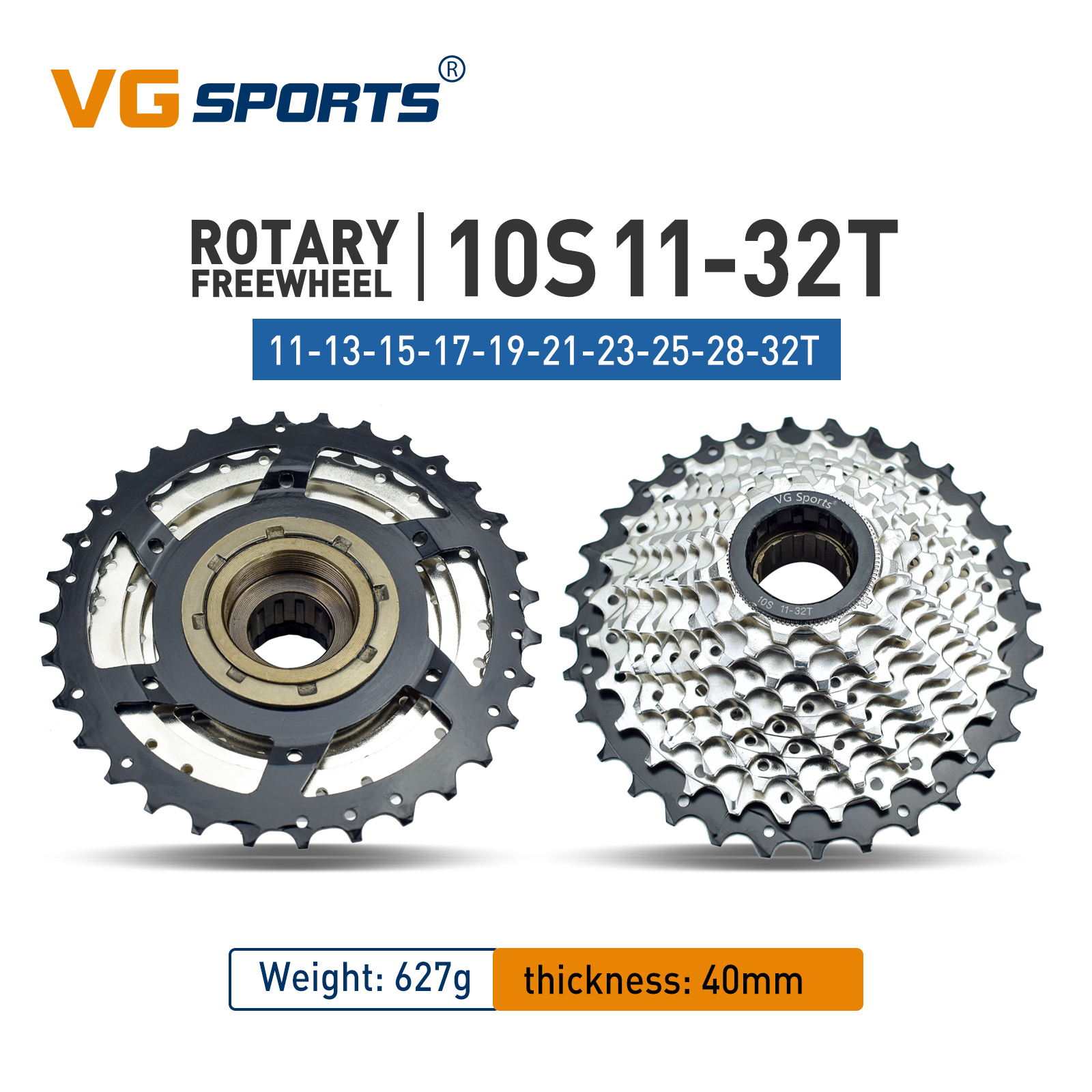 VG Sportfiets Tandwiel 5/6/7/8/9/10/11 Speed Draad Vrijloop 14-28T 13-28/32T 11-32/36T Tandwielen Compatibel met roterende Hub