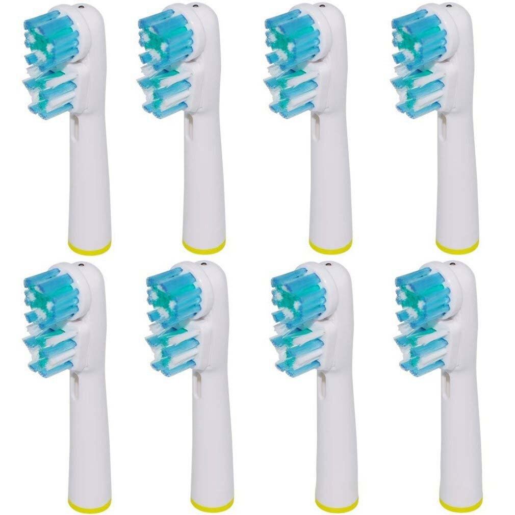 Cepillo de dientes eléctrico de doble cabezal de repuesto para Sb-417A, cepillo eléctrico para cepillarse el pelo suave, vitalidad, protección higiénica Doble