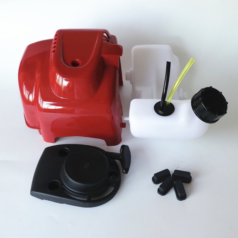 Engine Shroud Cover Pull Starter Fuel Tank replacement Kit For GX35 1.3hp Mini 4-Cycle Gasoline Mower Trimmer Brushcutter