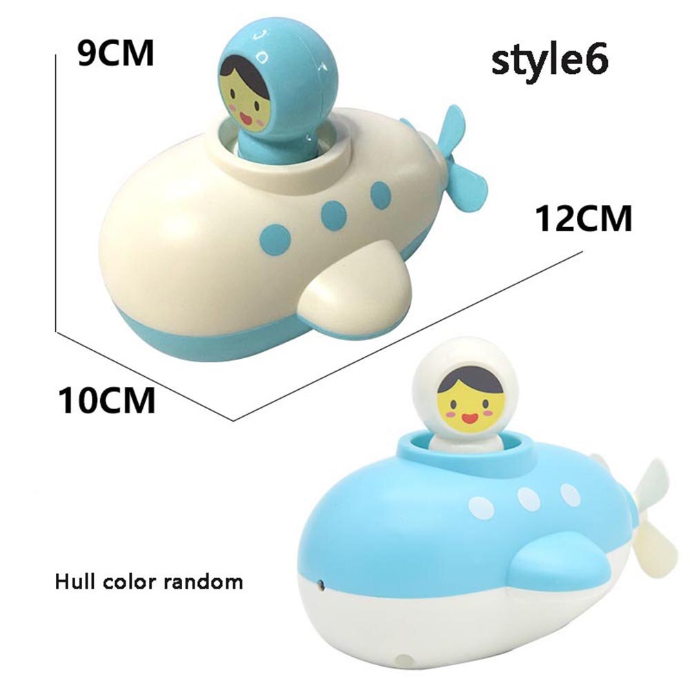 1 Pcs Nette Bad Spielzeug Cartoon Ente Baby Wasser Spielzeug Wasser Schildkröte Submarine Kinder Bad Sprinkler Spielzeug Bad Spielzeug für kinder: style6