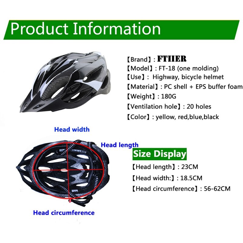 Fietshelm Lichtgewicht Verstelbare Mountain Racefiets Veiligheid Helm Voor Mannen Vrouwen Fiets Apparatuur