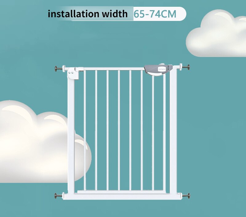 Cerca automática para perros, puerta protectora para mascotas, puerta protectora para niños, puerta de seguridad para bebés, fácil instalación sin perforación: Suit for 65-74cm