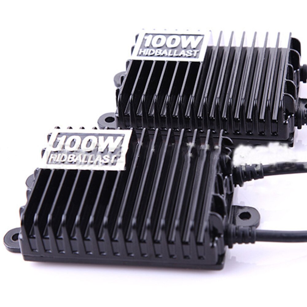 High Power 100W HID Xenon Ballast Reactor 12V Car Light Xenon HID Ballast for Car Headlight Kit (Black)