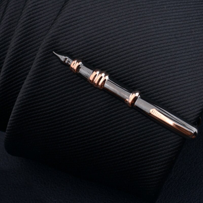 Men Tie Clip Cute Steamship Dolphin Airplane Tableware Shape Tie Bar Wedding Party Tie Pin Jewelry Tie Clip High Grade Men: B-5