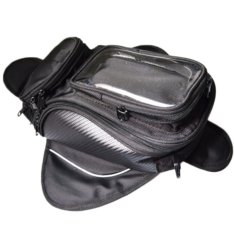 Motorcycle tank tas motorbike Waterdicht zwart nylon tassen