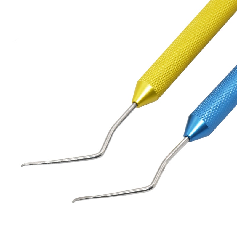 Rostfritt stål larver flytta ympnål biodlingsverktyg honungsbi drottning uppfödning larvsystem flytta maskar för biodlare 1 st