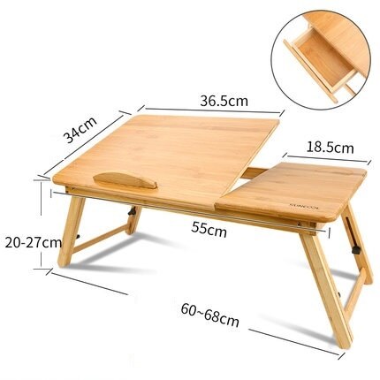The bedroom sits simple small table board dormitory study foldable desk household adjustable multifunctional lazy table
