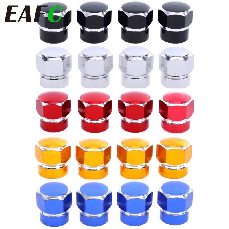 4 stuks aluminium auto wiel band ventieldopjes stofhoezen auto motorfiets luchtdichte ventieldopjes fiets auto styling