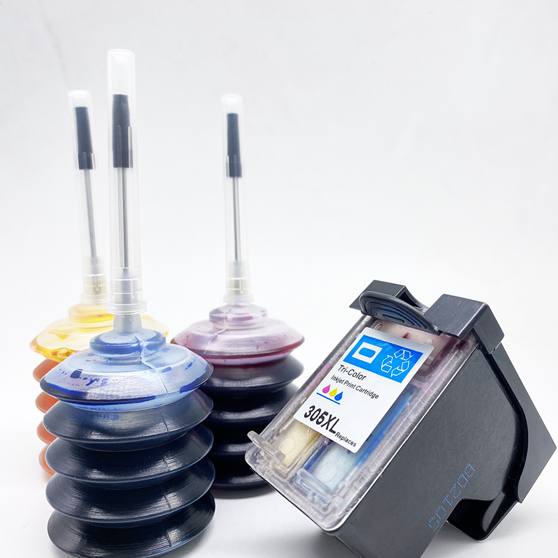 305XL Refilled Ink Cartridge Replacement for HP 305 XL HP305 DeskJet 2710 2720 4110 4120 4130 ENVY 6010 6020 6030 6420: Light Cyan
