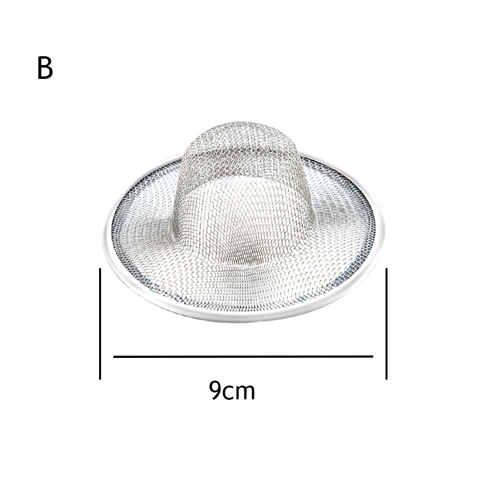 Mesh Sink Strainer Drain Sink Filter Plastic Silicone kitchen Food Rice Sink Stopper bathtub Hair Colander Strainer: 9cm