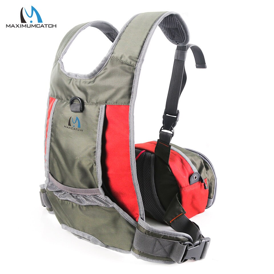 Maximumcatch Compact Fly Fishing Vest Light Weight Adjustable Chest Pack for Men Women Outdoor Fishing Vest: KAH Vest only